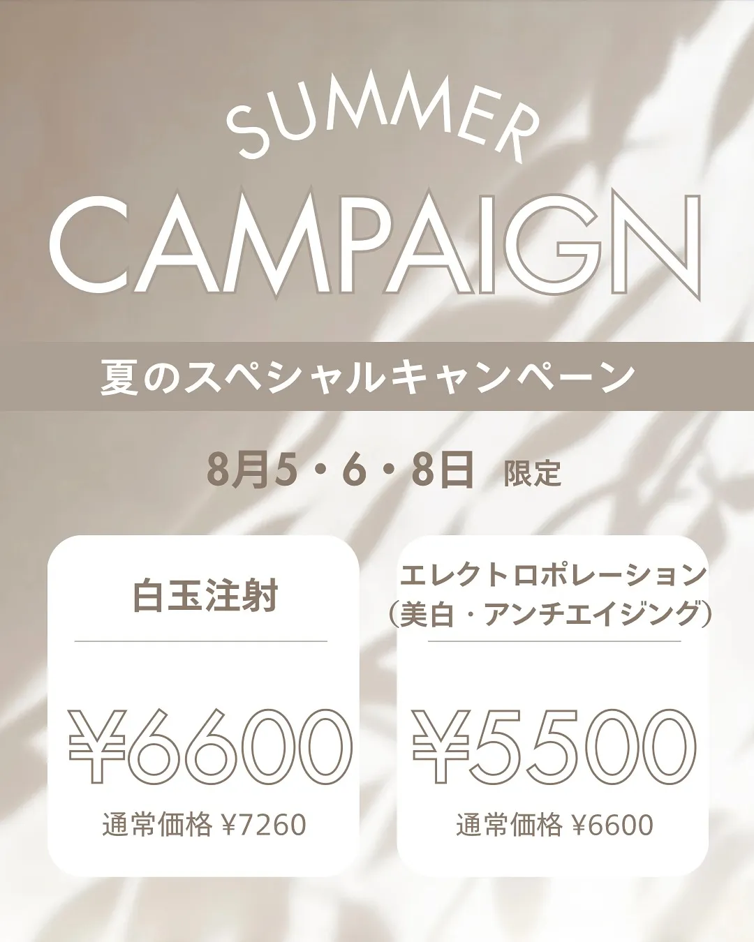 SUMMER CAMPAIGN 🍉🌻⚡️