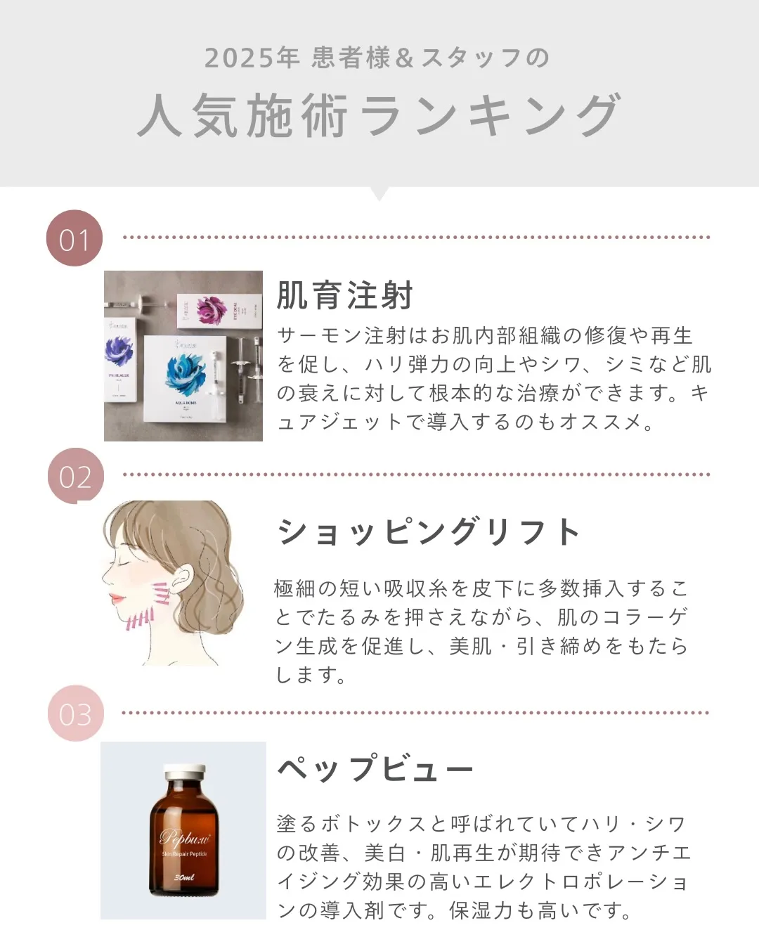 ベリススキンクリニックの患者様＆スタッフによる